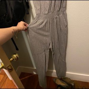 Gray Aerie Jumpsuit Small